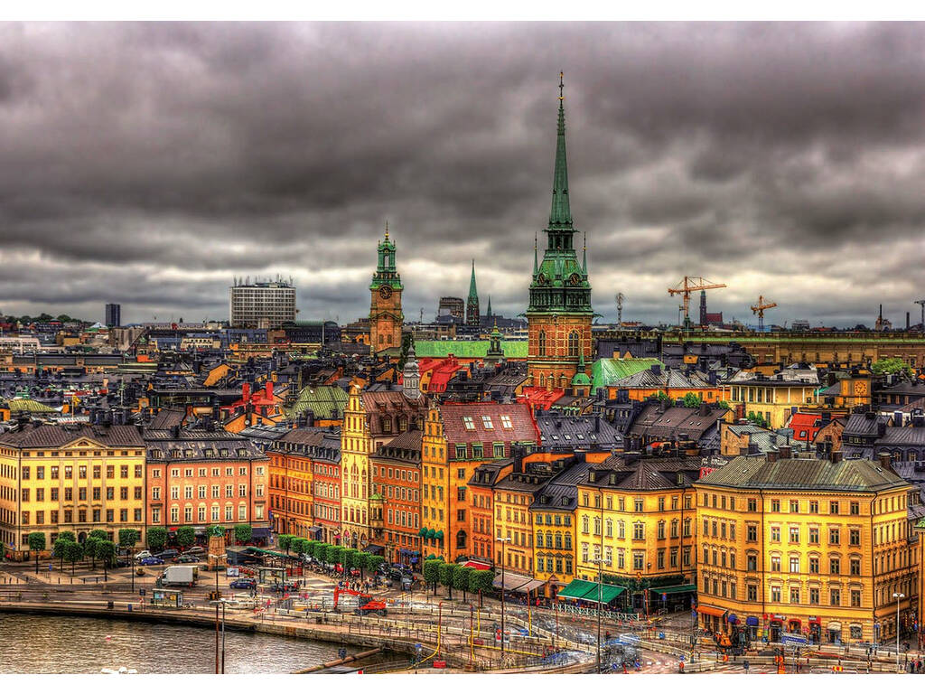 Puzzle 1000 Vista di Stockholm Educa 17664