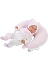 Poup�e Mimi Pleureuse Avec Lune Rose 42 cm. Llorens 74052