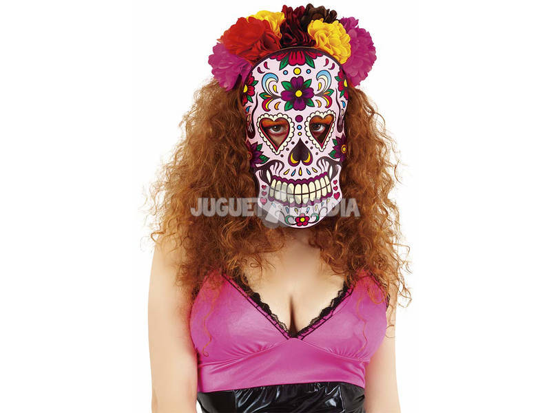 Masque Sugar Skull Rubies S5163