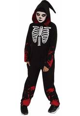 Disfarce Crian�a Bloody Skeleton Tamanho M Rubies S8530-M