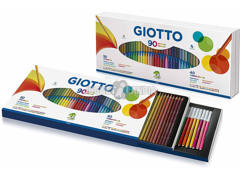  Giotto Stilnovo Box 90 Intense Colors von Fila Fila F257500
