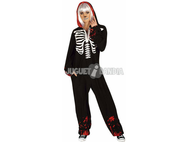 Kostüm Erwachsene Kirugurumi Bloody Skelett Rubies S8451
