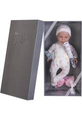 Boneca Reborn Leire 45 cm. Pijaminha Careca Joluca 45112- PA