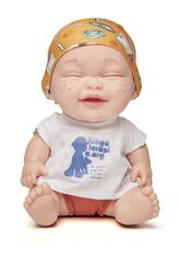 kahlköpfige Baby Puppe Teresa von Juegaterapia 178