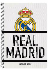 Bloc-notes Couverture Rigide 80 f. Real Madrid Safta 511854066