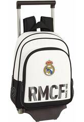 Mochila con Carro 705 Real Madrid 1� Equipaci�n Safta 611854020