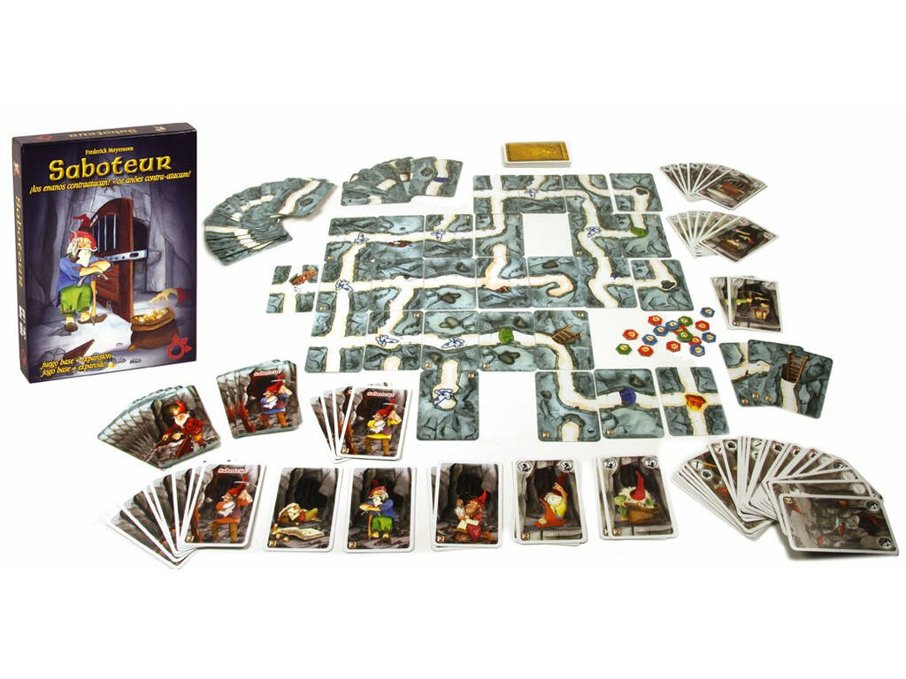 Jeu De Société Saboteur Jeu Base + Expansion Mercurio A0022