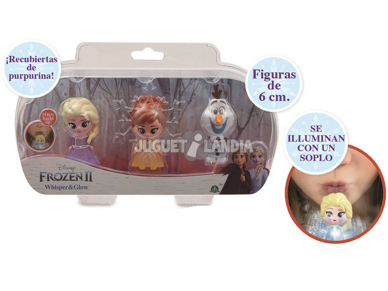 Frozen 2 Whisper & Glow 3 Figuren Giochi Preziosi FRN75000