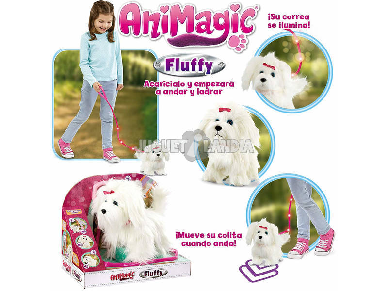 Animagic Fluffy O Meu Cãozinho de Caminhada Goliath 256606