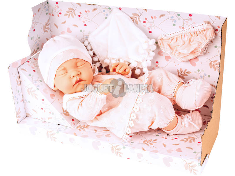 Bebè 38 cm con Vestitini Rosa
