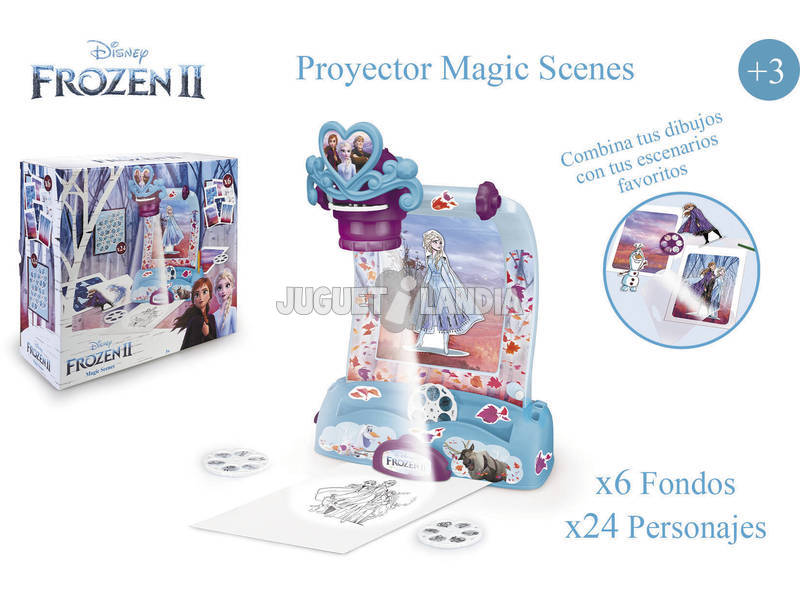 Projetor Magic Scenes Frozen 2 Famosa 700015386