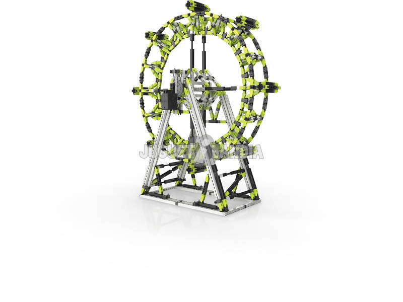 Kit Construction Stem 2 en 1 Parcs d'Attraction London Eye et Carrousel Engino STEM56
