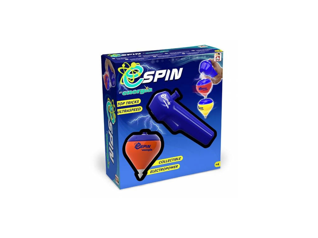 E-Spin Energía 2 Peonzas con Lanzador Electropower Chicos 89085