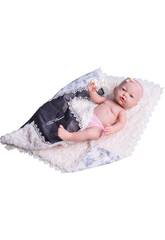 Neugeborene Puppe 45 cm. Cucosito Mit Decke Reborn