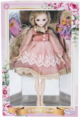 Mu�eca Estilo Jap�n 29 cm. Vestido Rosa 