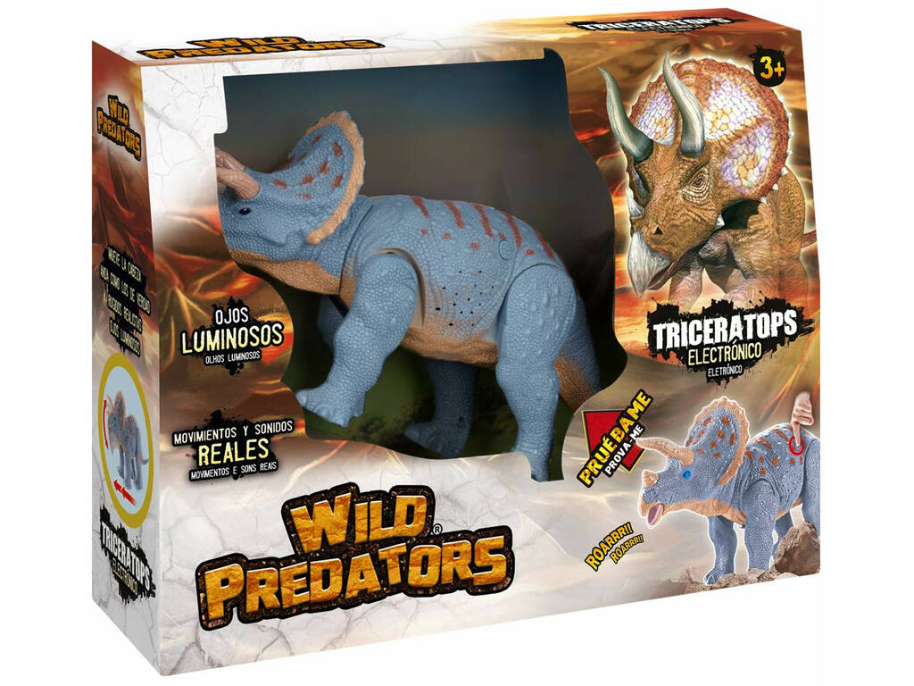 Triceratops Eletrônico World Brands XT380856