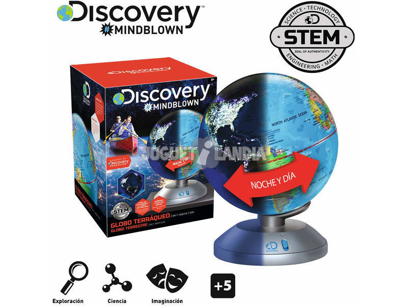 Erdkugel Discovery 2 In 1 World Brands 6000188