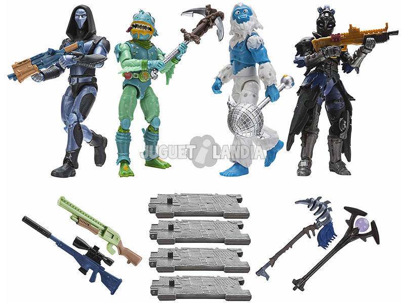 Fortnite Pack 4 Figurines Squad Mode S2 Toy Partner FNT0109 