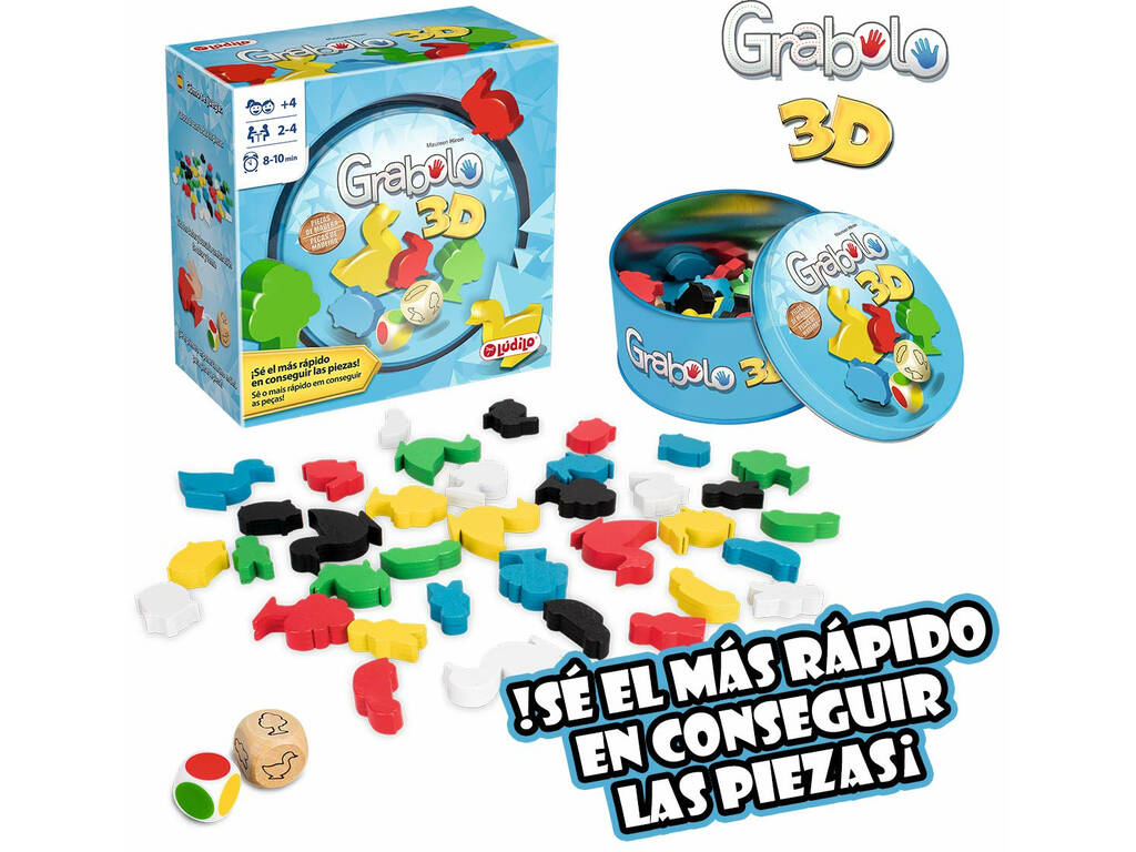 Jogo Grabolo 3D Lúdilo 80871