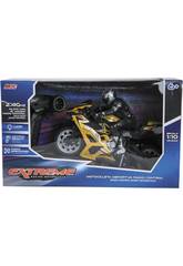 Motocyclette T�l�command�e 1:10 avec Pilote