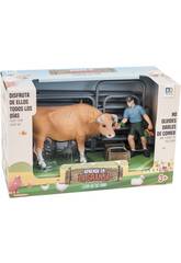 Ferme Kit avec Boeuf et Fermier