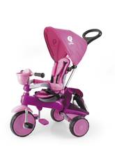 Tricycle Ranger 3 en 1 Rose avec Capote QPlay T121