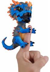 Fingerlings Untamed Radioactive Dinos Series Triceratops WowWee 3978