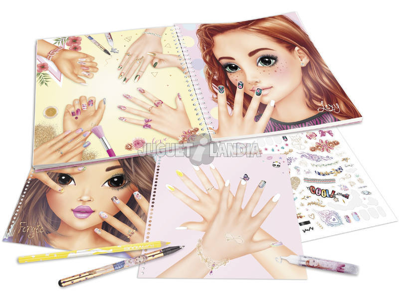 TopModel Create Your Hand Design Caderno para Colorir 10929