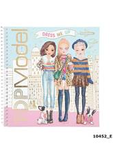 TopModel carnet de notes autocollant Dress Me 10452