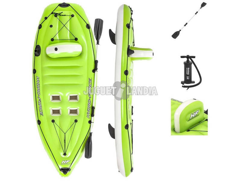 Kayak Insuflável Hydro-Force Koracle Fishing 270x100 cm. Bestway 65097