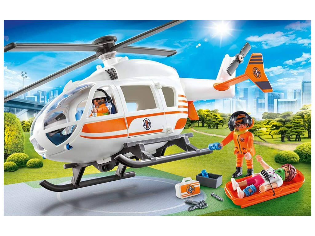 Playmobil Helicóptero de Rescate 70048