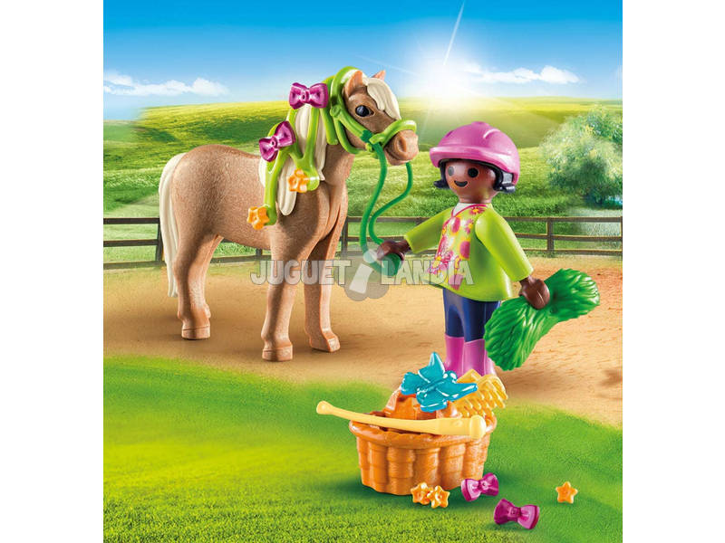 Playmobil Mädcen mit Pony 70060