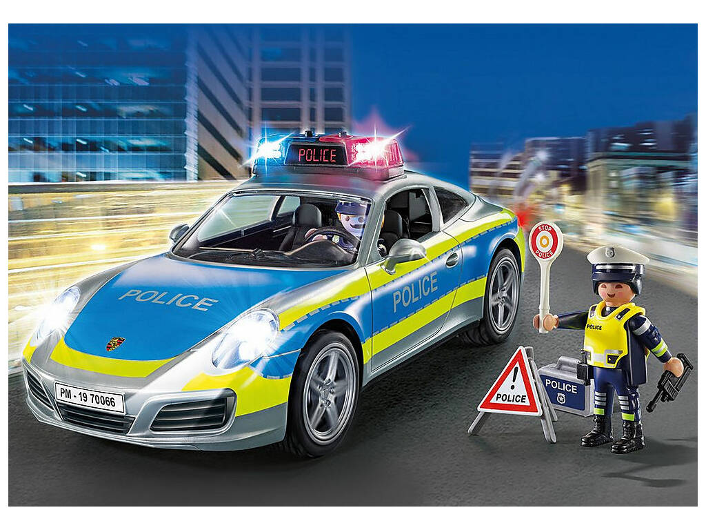 Playmobil Porsche 911 Carrera 4S Polizia 70066