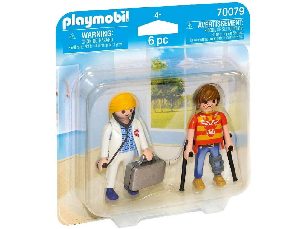 Playmobil Duopack Doutora e Paciente 70079