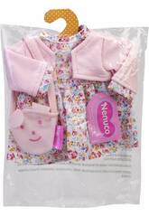 Nenuco Petits Vêtements avec un Cintre 35 cm. Robe à Fleurs avec Petit Sac Famosa 700015615