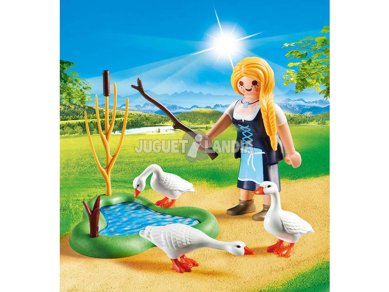 Playmobil Jeune Fille avec des Oies 70083
