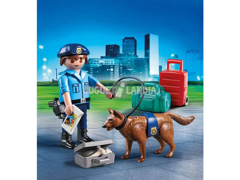 Playmobil Polícia com Cachorro 70085