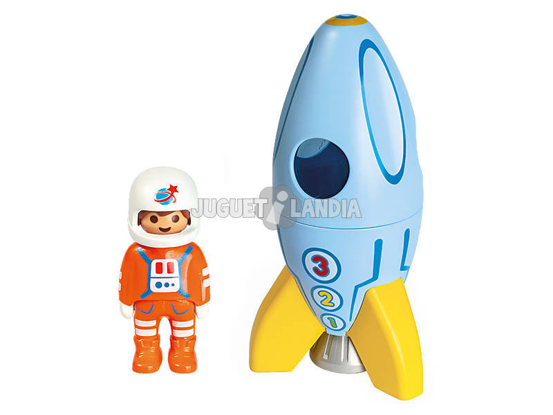 Playmobil 1,2,3 Astronaute avec Vaisseau Spatial Playmobil 70186