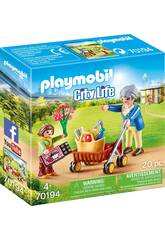 Playmobil Oma mit Mädchen 70194