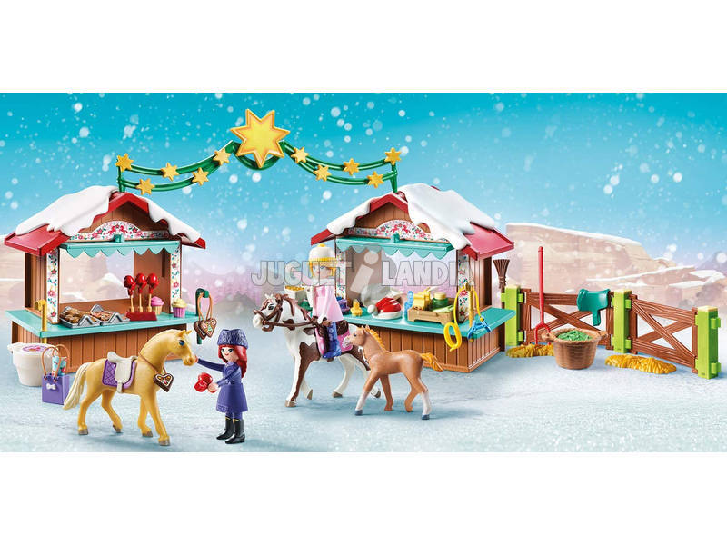 Playmobil Spirit Navidad Marché de Noël à Miradero 70395