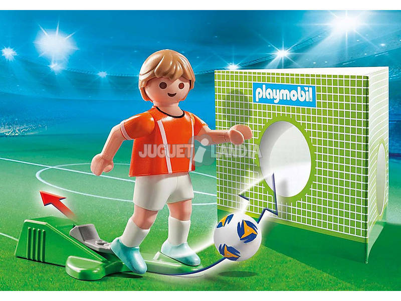 Playmobil Jugador de Fútbol Holanda 70487