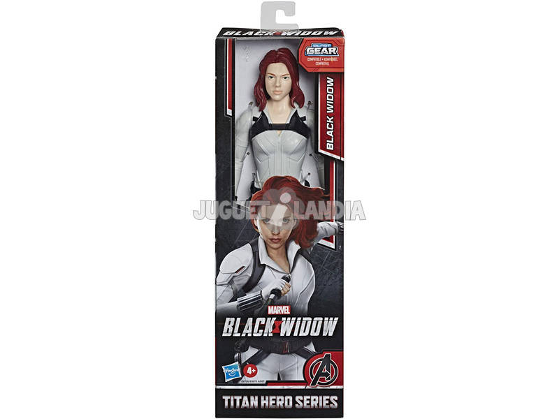 Black Widow Figura Titan Hero Black Widow Hasbro E8736