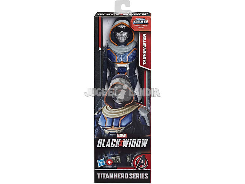 Black Widow Figura Titan Hero Taskmaster Hasbro E8737