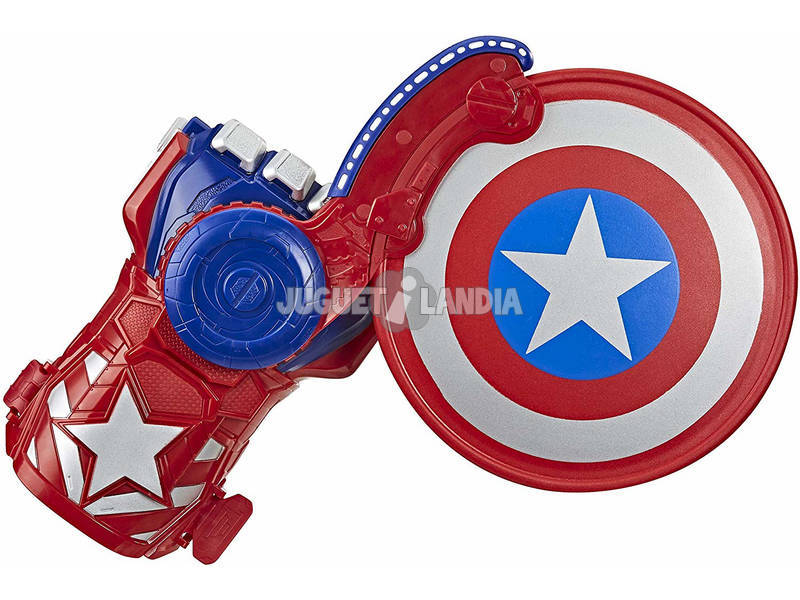 Avengers Nerf Power Moves Lanza Escudo Capitán América Hasbro E7375