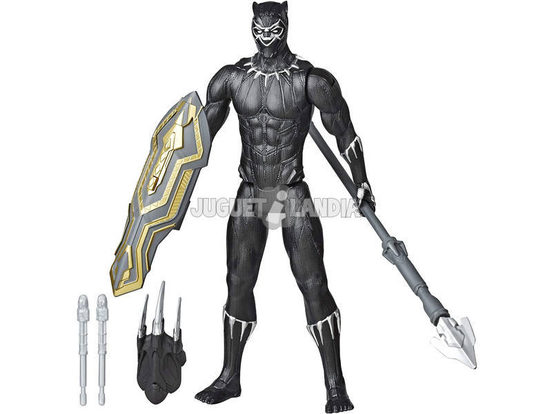 Avengers Figura Titan Black Panther con Accessori Hasbro E7388