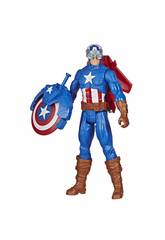 Avengers Figura Titan con Accessori Capitan America Hasbro E7374
