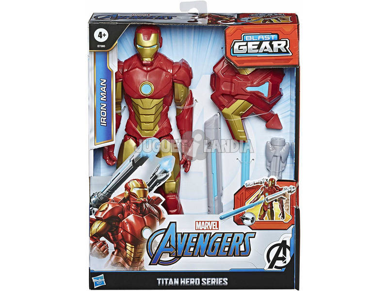 Vengeurs Figurine Titan avec des Accessoires Iron Man Hasbro E7380