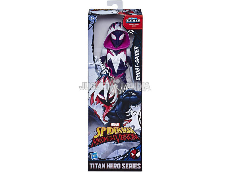 Spiderman Venom Figurine Titan Ghost Spider Hasbro E8730