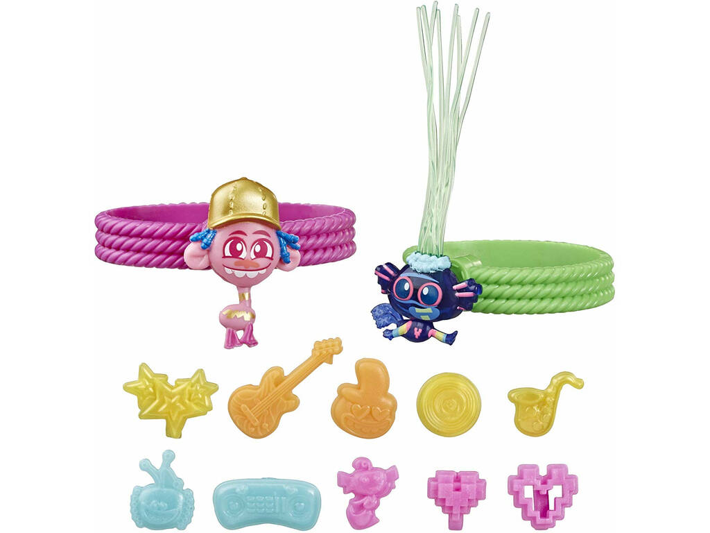 Trolls World Tour Pack Bracelets Amis Mini Danseurs Hasbro E8421
