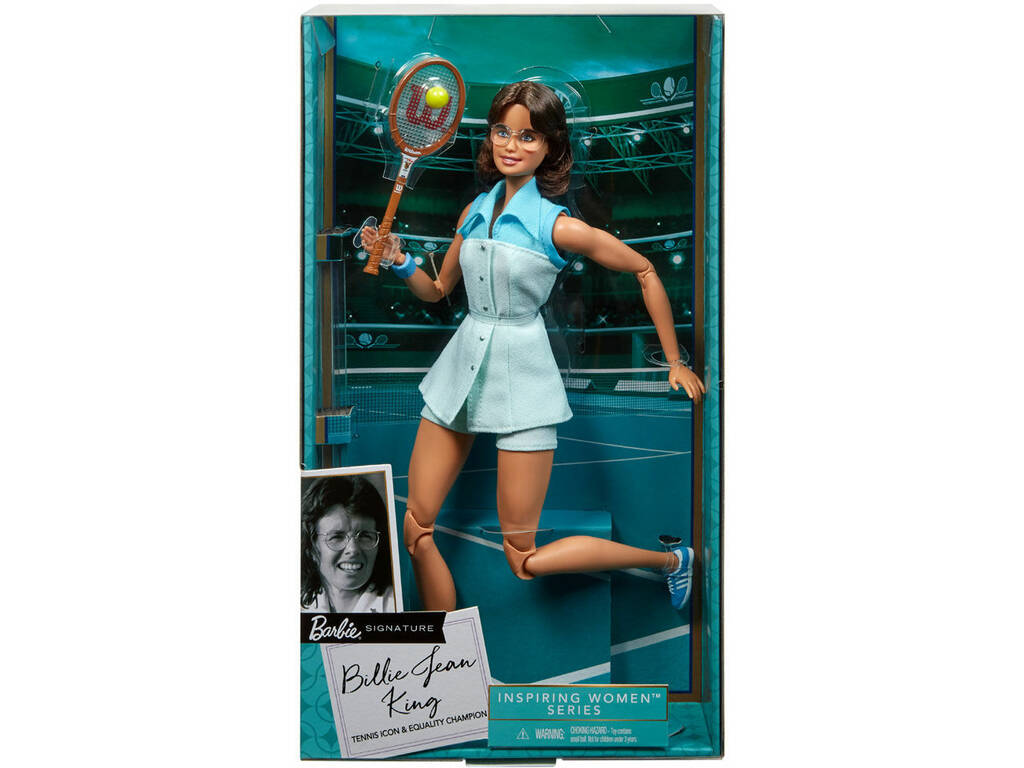 Barbie Colección Inspirierende Frauen Billie Jean King Mattel GHT85